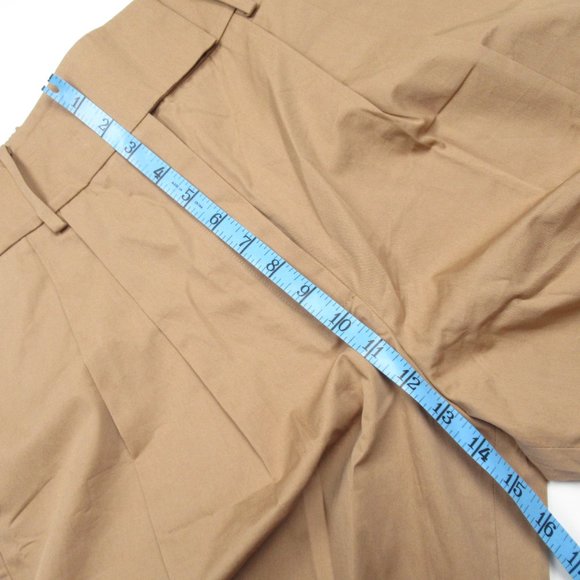 Anthropologie Exquise Barrel-Leg Chino Pants Cedar Brown - Medium - Picture 6 of 9